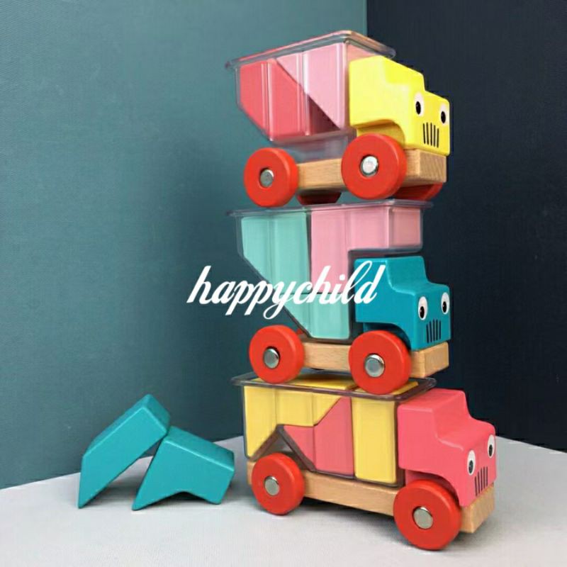 smart games alike assembly toy truck/kaldo mainan edukasi/happychild