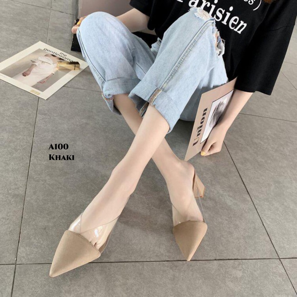 RESTOCK WYN HEELS MID SLOP KOREA A100