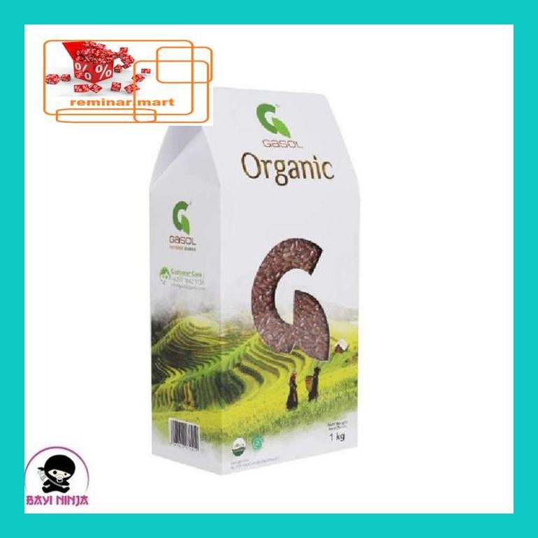 

S0Bers Gasol Organic Beras Merah Red Rice Organik 1 Kg Ric0S50B