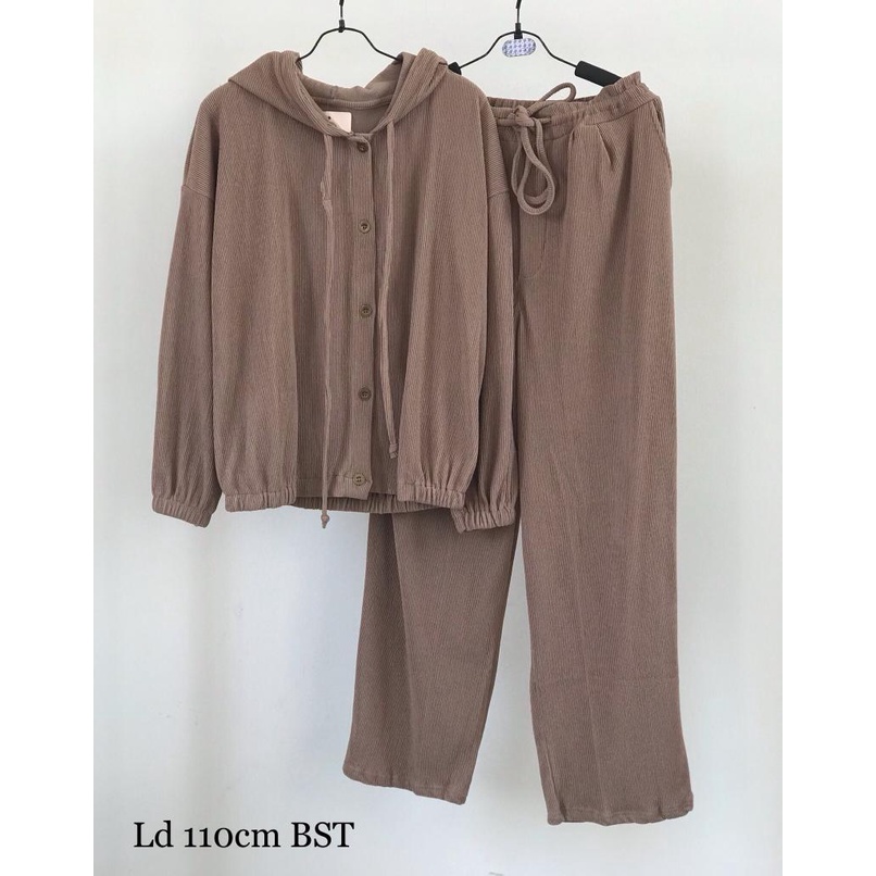 SETELAN HOODIE POLOS IMPORT BST