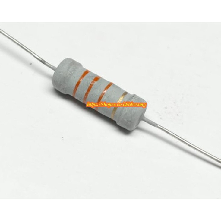 Lotto Di 4 Resistenze A Film Metallico IRC RLR20C3302GS – 33k Ohm, 1/2W, 2%, NOS Assiale