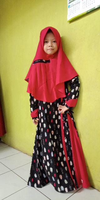 Gamis Jasmeen Junior Oidokids / Gamis Batik Anak 8 - 10 Tahun