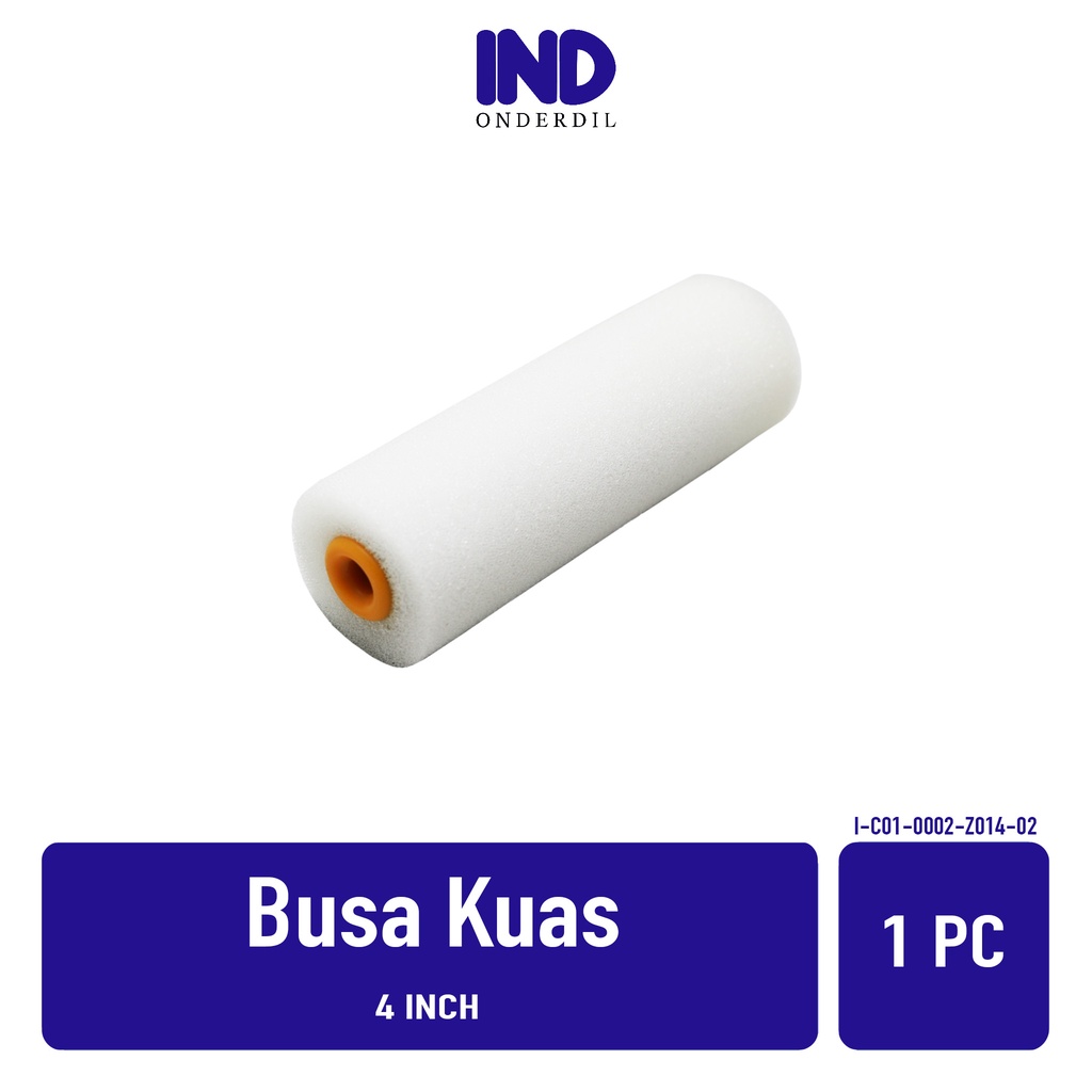 Busa-Sponge Kuas-Koas Alat Cat Kecil Mini Roller Refill-Refil-Isi Ulang  4 Inch-4&quot;-In