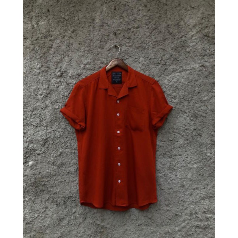 Kemeja Polos Bahan Rayon Premium Merk Ilefen Tuelef