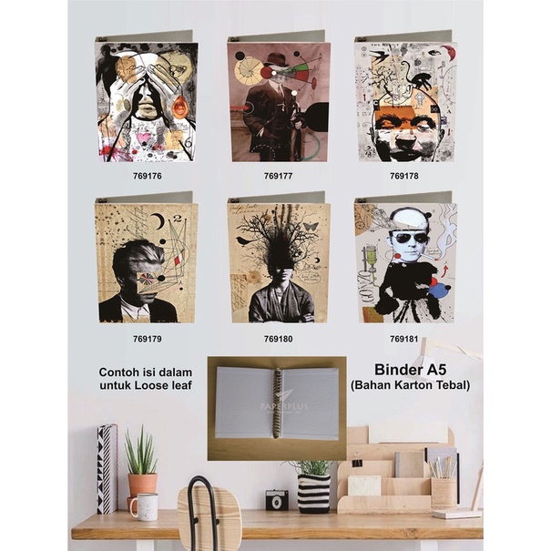 

Binder A5 / Binder Note A5 / Surealism / Set 2870