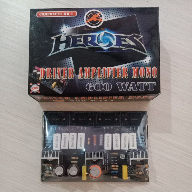 Kit Driver Ampli Mono 600 Watt