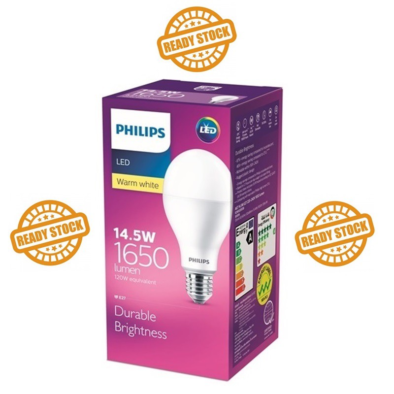 Lampu Philips LED 14.5 Watt Kuning - LED 14.5W 14.5Watt Murah Original Bergaransi 14.5 W 14,5 14,5W