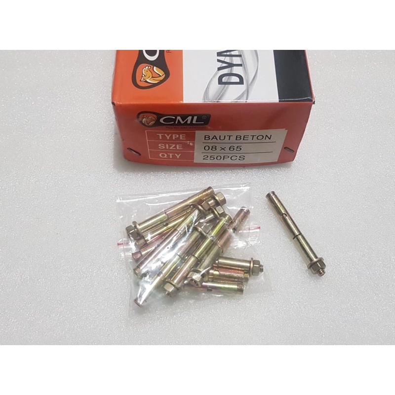 Dyna bolt baut beton isi 10pcs merk camel