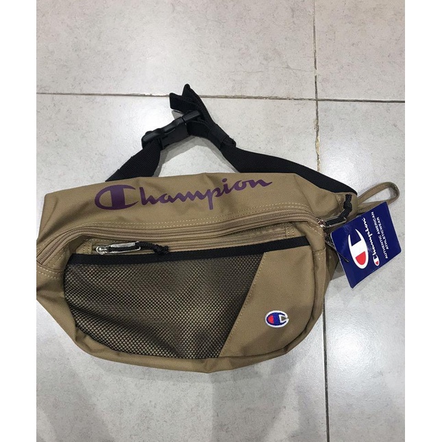 TAS SELEMPANG CHAMPION SLING BAG WAIST BAG ORIGINAL BNWT 40X15X10 CM