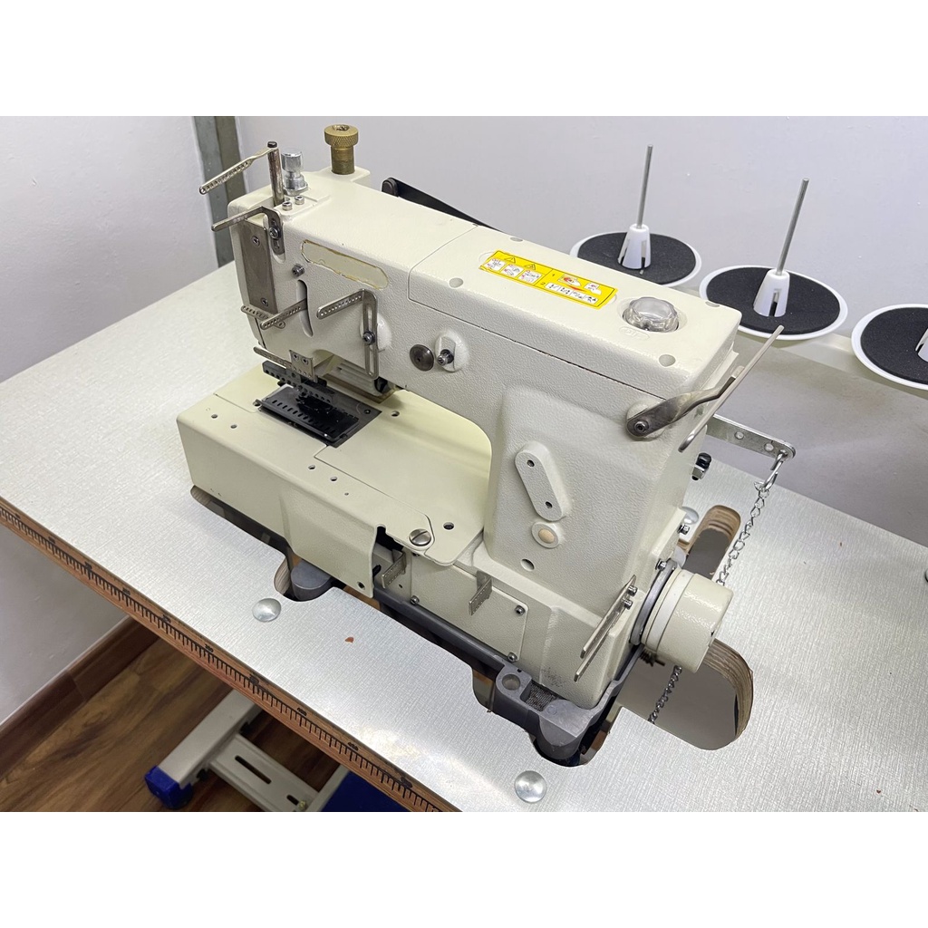 Kansai DFB 1412P Original Japan Mesin Jahit Karet Ban 12 Jarum / Waist Band / Elastic Sewing Machine DFB1412P