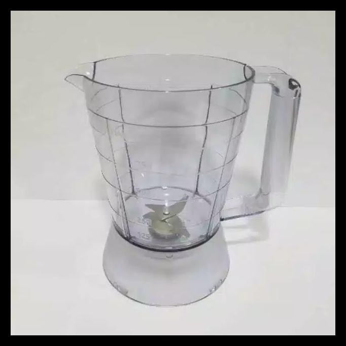 diskon tabung jar   wadah   gelas plastik blender philips hr 2056 hr 2057 ori