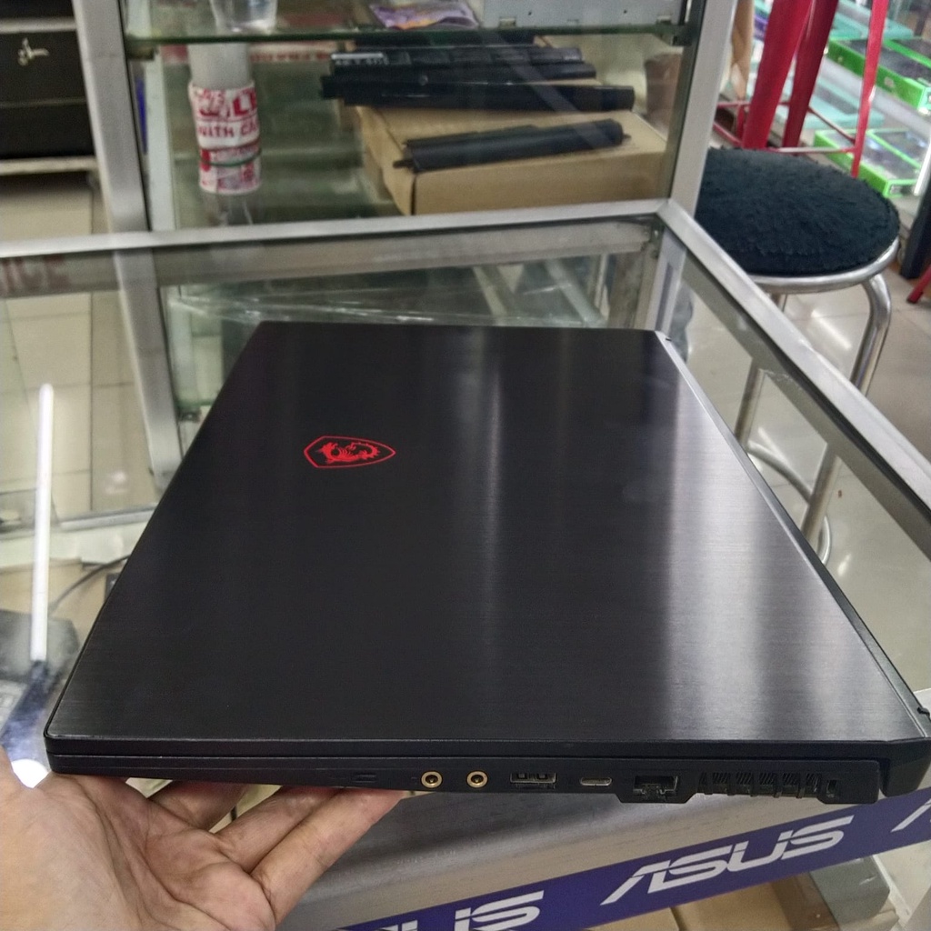 LAPTOP DESAIN PROGRAMMER GAMING MSI GF75 CORE I7 GEN10 SSD 512 RAM 8GB VGA GTX 1650 GARANSI ON  LIMITED EDITION  17 INC