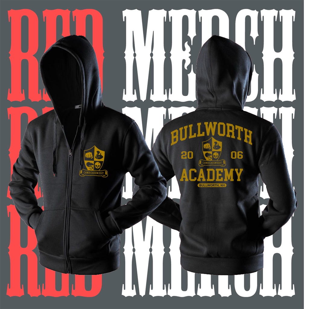 Jaket Hoodie zipper logo Bully Bullworth Academy