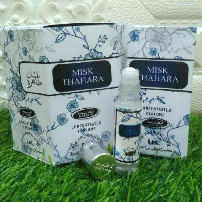 MISK THAHARA Parfum DOBHA Kemasan 6ml Minyak Wangi Roll On Non Alkohol