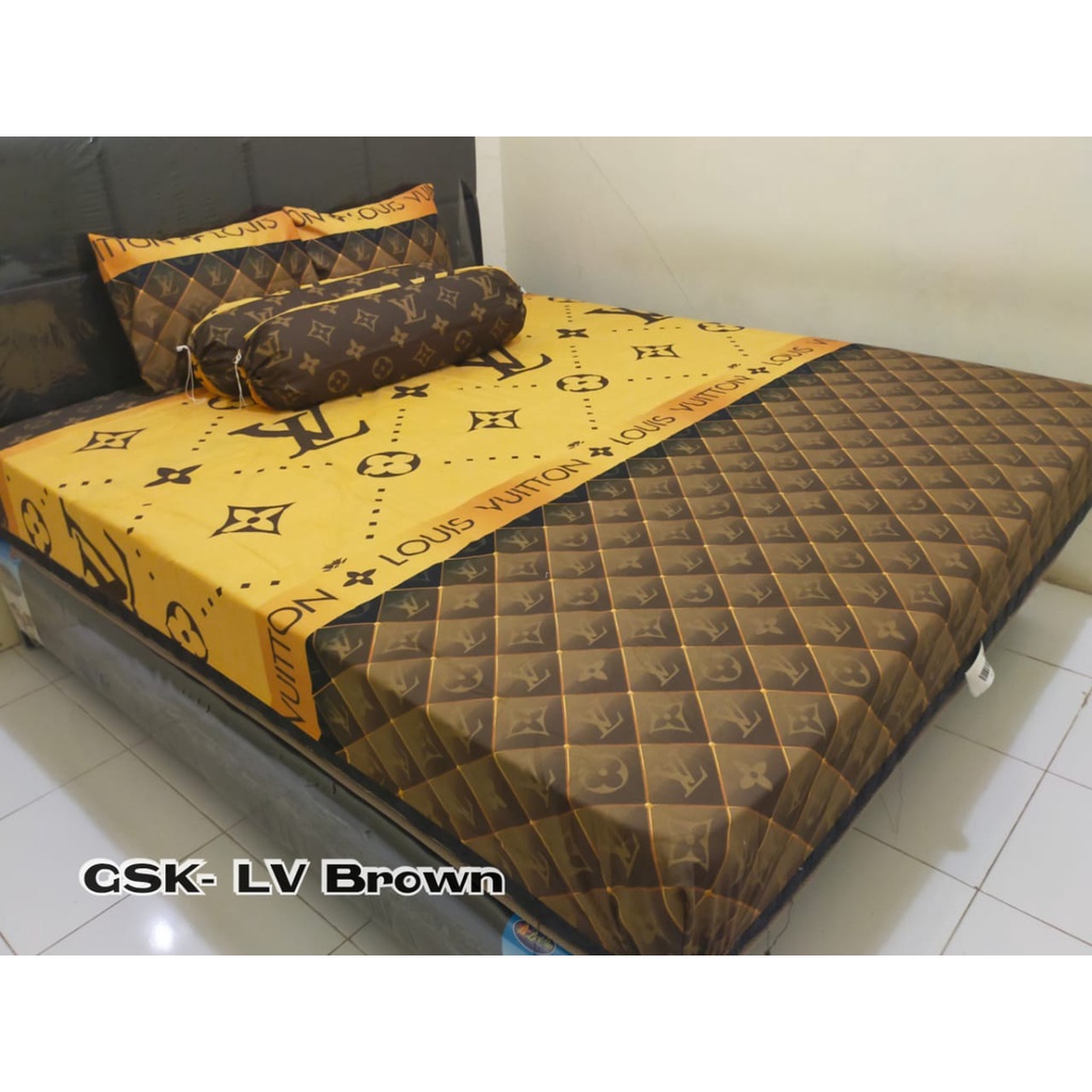 SPREI HOMEMADE 90X200 KARAKTER LV BROWN