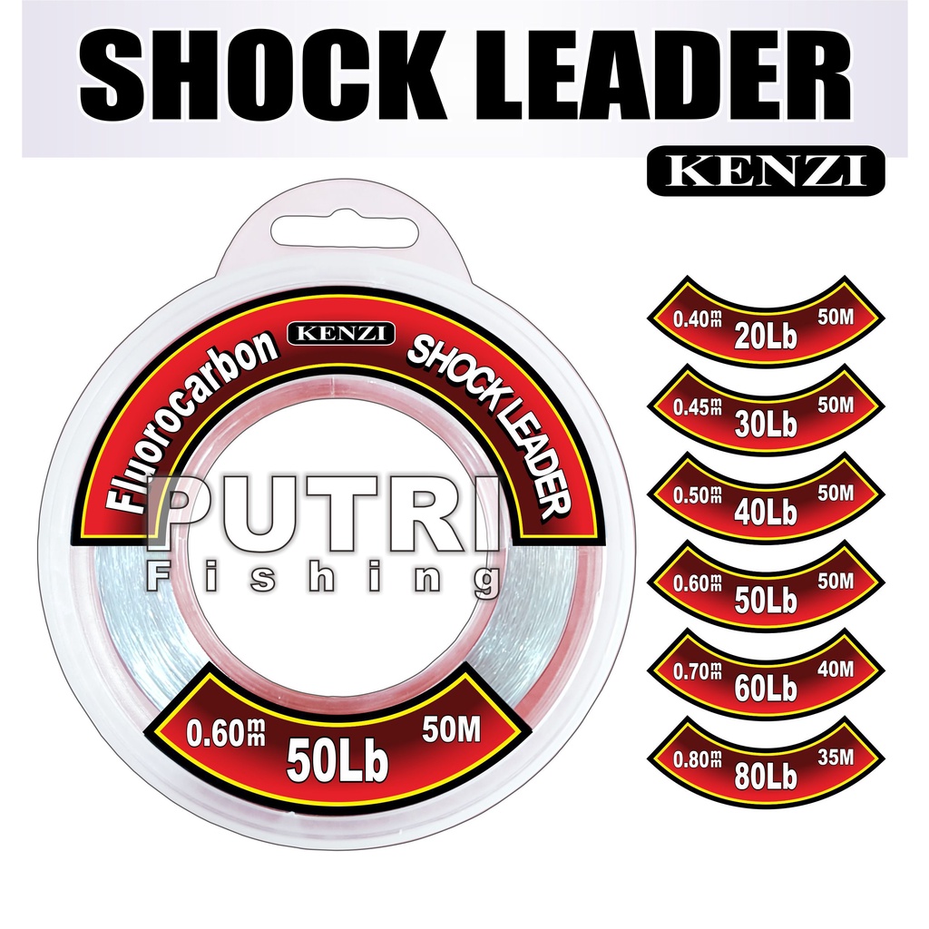 SENAR KENZI SHOCK LEADER FLUOROCARBON KOJI