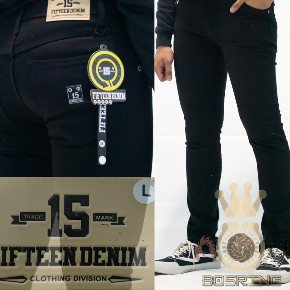 RECOMENDED FIFTEEN DENIM Celana Jeans Pria Slimfit Streetch Original New Fifteen Denim / Celana Pria
