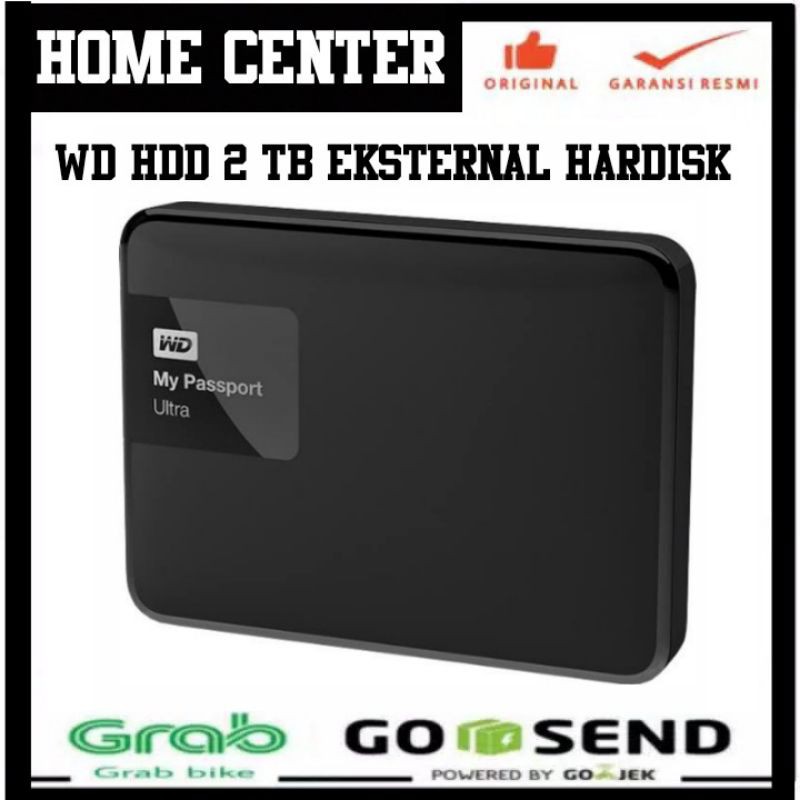 WD HDD 2TB - WD EKSTERNAL HARDISK 2TB WD MY PASSPORT ULTRA USB 3.0
