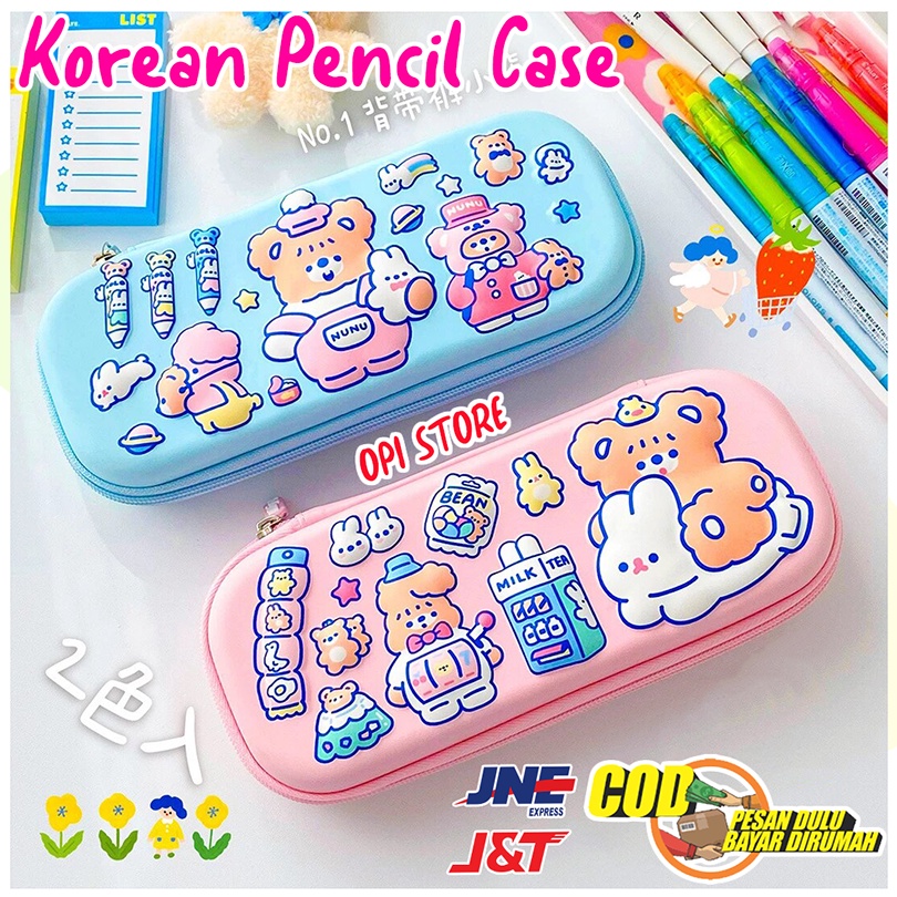

Kotak Pensil Korea Anak Perempuan Wanita Dewasa Korean Pencil Case NEW