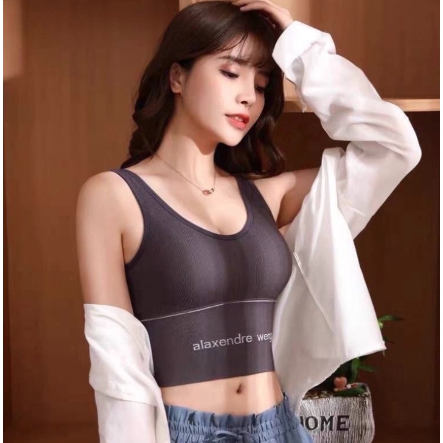 SPORT BRA GYM BRA OLAHRAGA PUSH UP WANITA TANPA KAWAT SEXY IMPORT