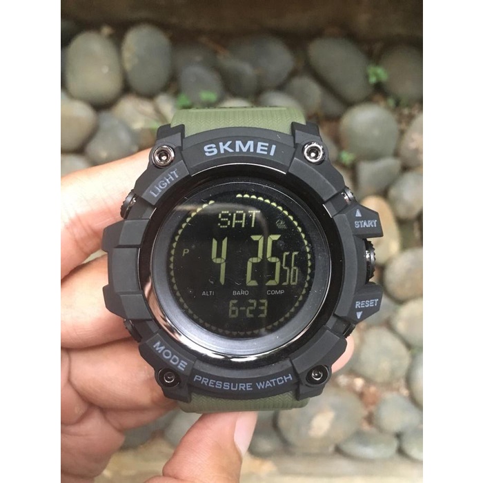 Nay Kompas / Jam Tangan Outdoor Climbing Skmei Altimeter Barometer Compass Original