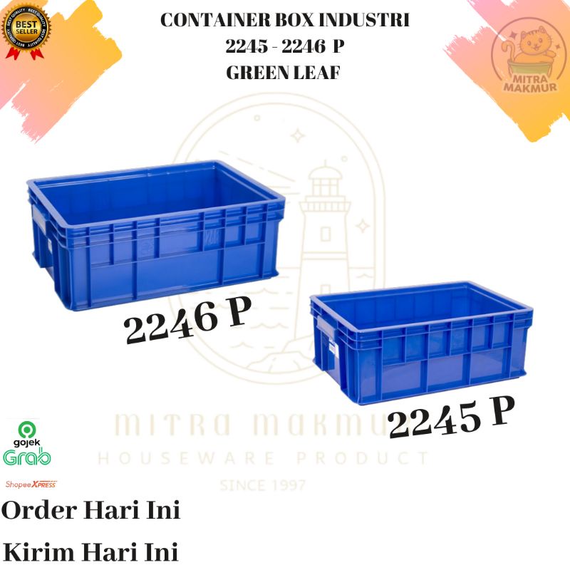 GREEN LEAF - Keranjang Industri 2245-2246 P / Container Box Industri