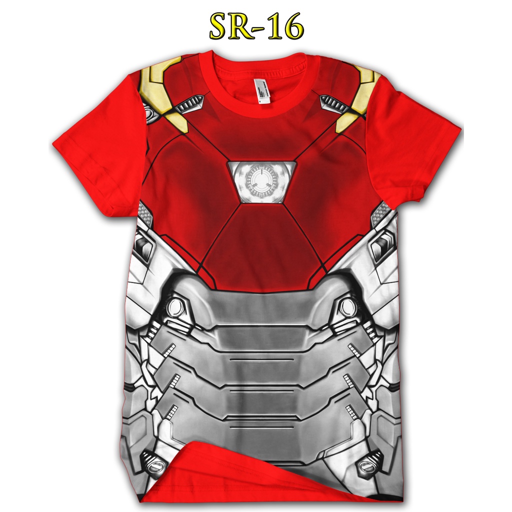 Baju Iron Man Mark 47 Kaos Anak IRON MAN 3D #SR-16