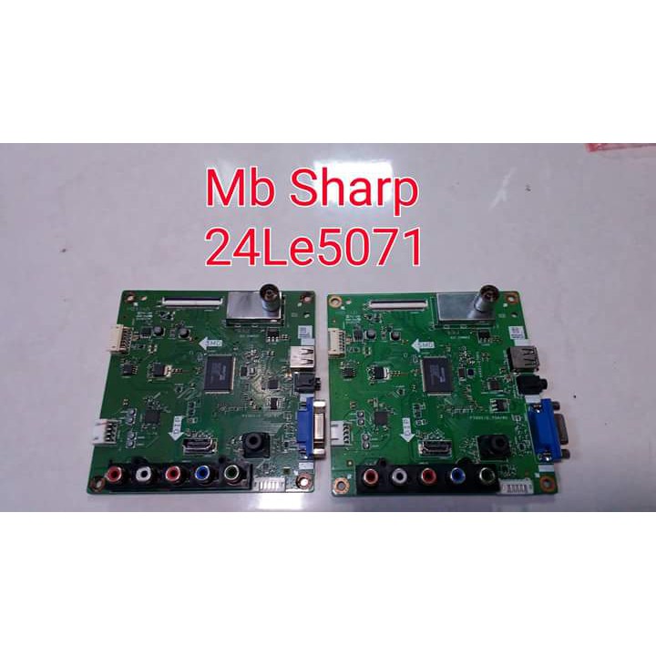 MB TV SHARP LC-24LE5071 - MAINBORD TV SHARP LC 24LE507I - MESIN TV SHARP 24LE507I