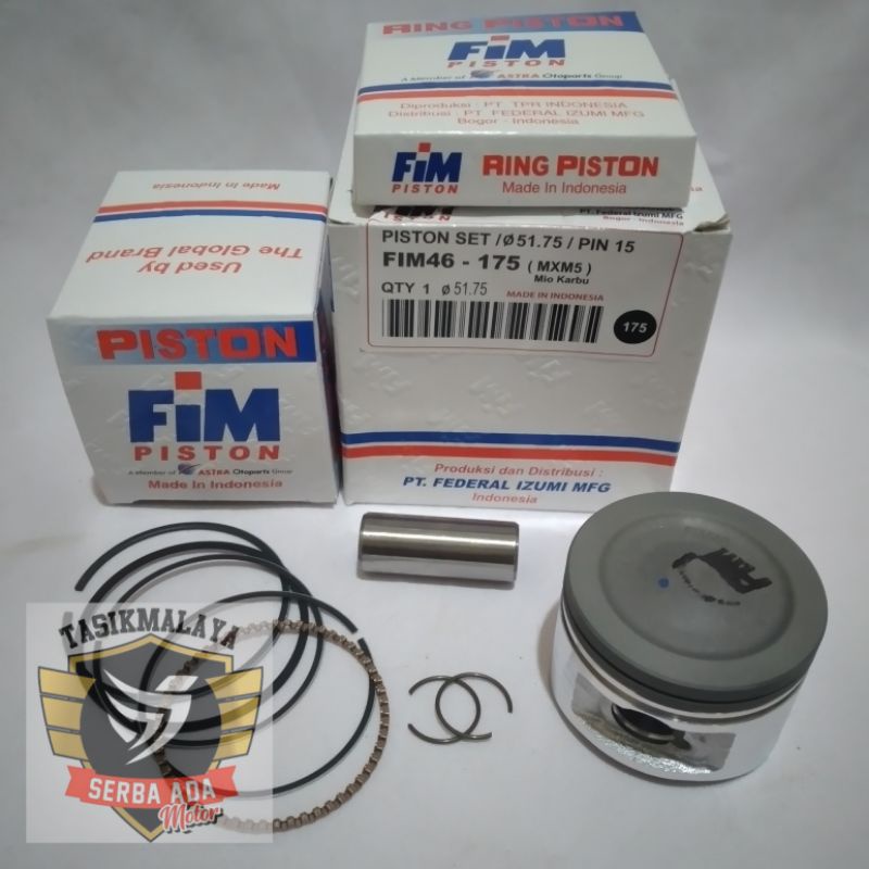 PISTON KIT SEHER KIT FIM 46 MIO OLD, MIO SPORTY, MIO SOUL