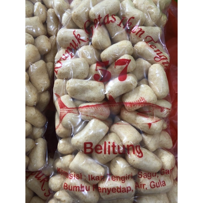

Kerupuk krupuk getas getes ikan tengiri
