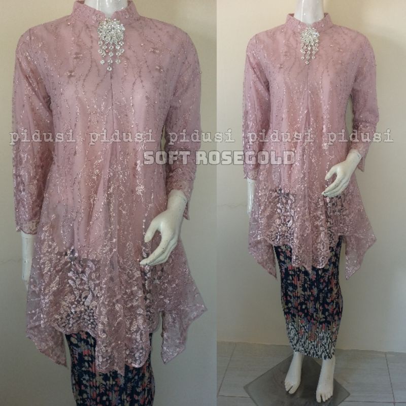 KEBAYA TULLE MUTIARA BORDIR (GLITER) / KEBAYA ANAK MUDA / KEBAYA MODERN