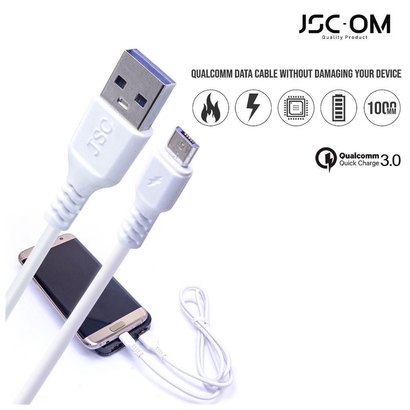 Kabel Data Fast Charging Jsc-OM 02 1 toples 15pcs