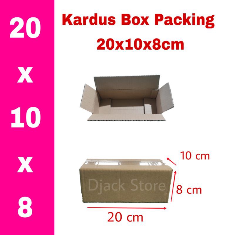 

Kardus Box Packing 20 x 10 x 8 cm