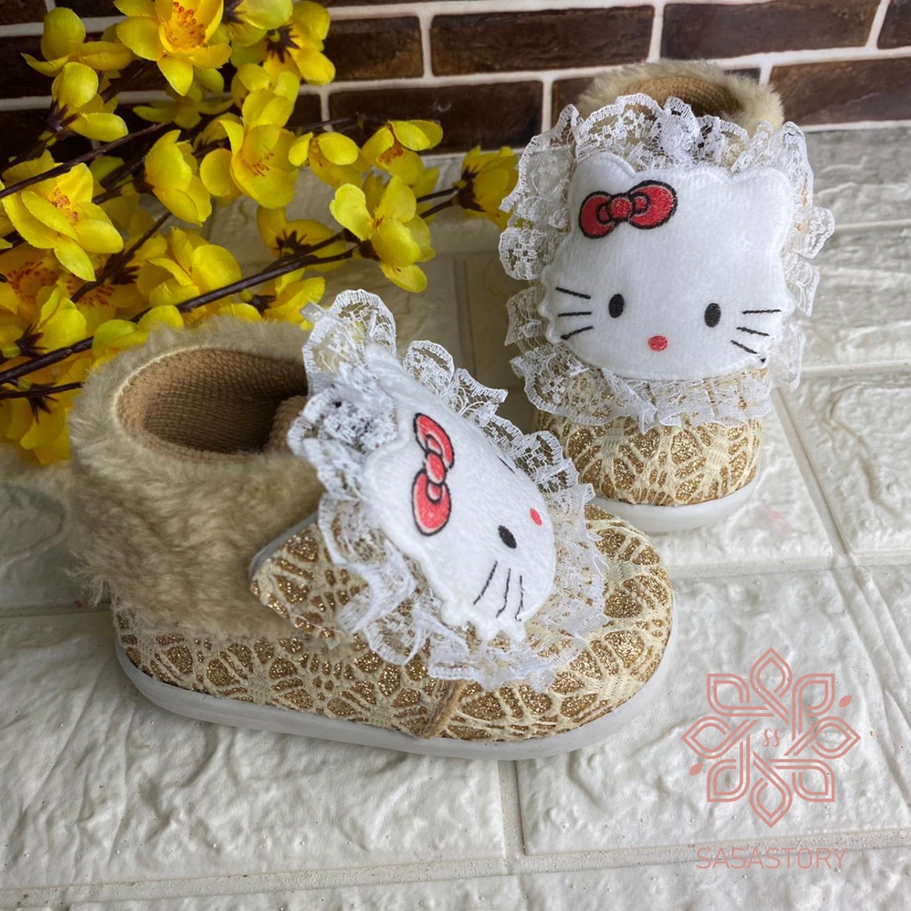 mandirishoesstore-SEPATU PESTA BONEKA ANAK BUNYI CIT CIT 1 2 3 TAHUN FAY24