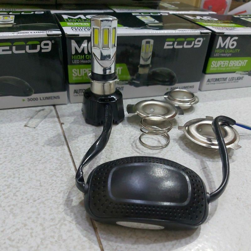 LAMPU LED 6 SISI NINE LUMINOS ECO 9 H6/H4/H7