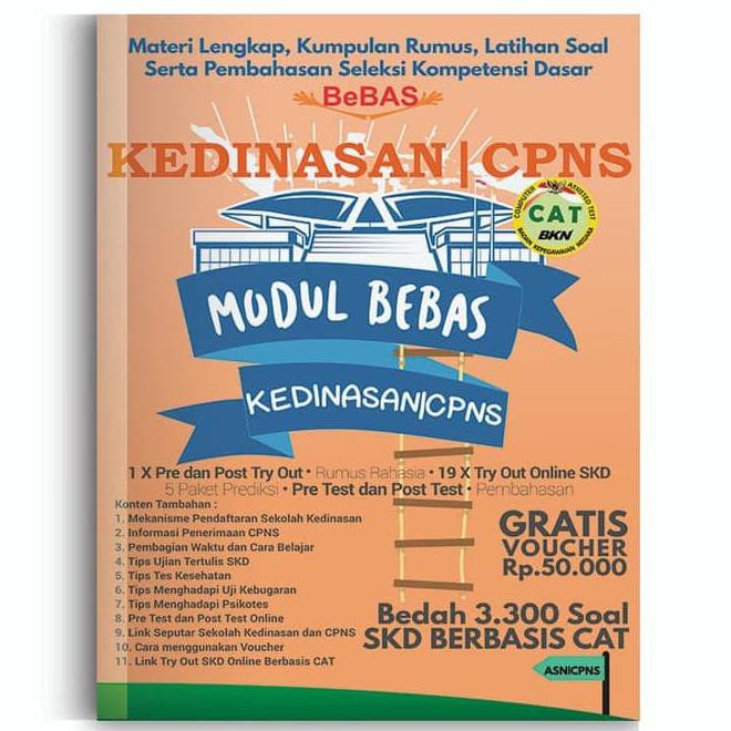 Special Februari Buku Panduan Modul Bebas Tkd Skd Cpns Asn & Spmb Pkn Stan: Bonus Ebook Kode 633