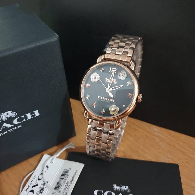 Jam tangan wanita coach original rosegold