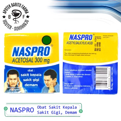 Naspro - Obat Sakit Kepala / Gigi
