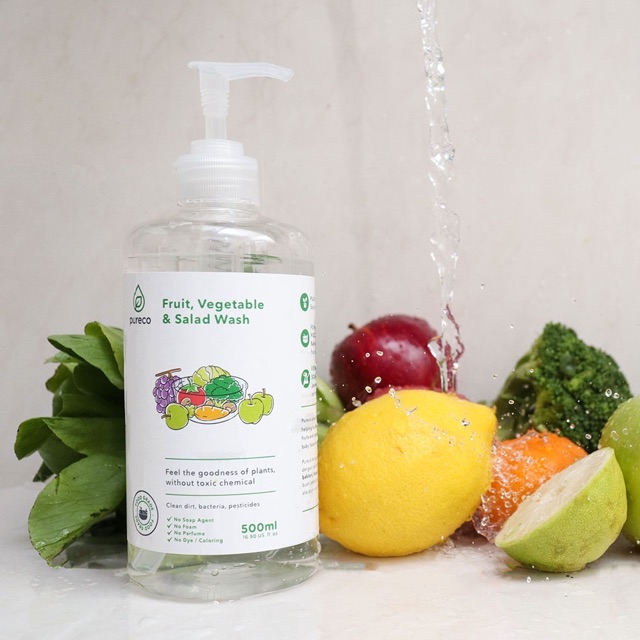 Pureco home liquid veggie wash 500ml