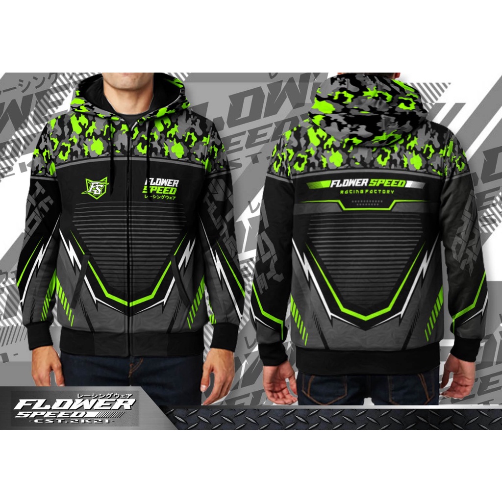 FLOWER SPEED - JAKET RACING FLOWER SPEED - JAKET FLOWER SPEED TERBSRU GOOD QUALITY BEST SELLER