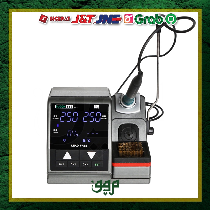 SOLDER STATION SUGON T16 ORIGINAL / Solder Station Sugon T16 Original Free Mata Solder T12 / SOLDER 