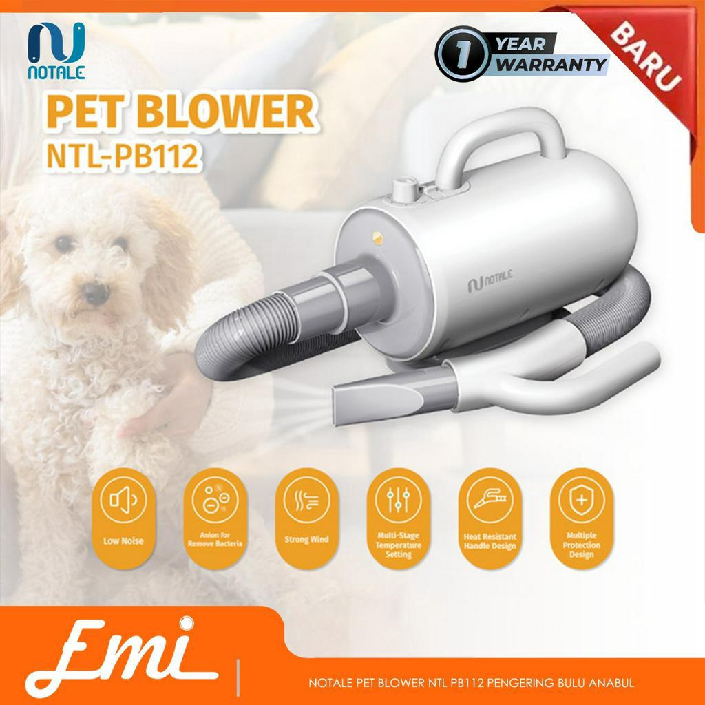 Notale Pet Blower NTL PB112 Pengering Bulu Anabul Hewan Kucing Anjing