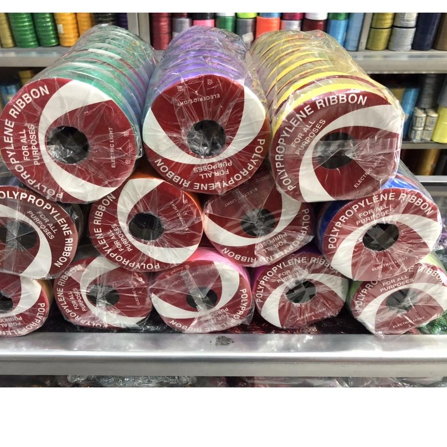 

♗ Pita Kado Lis Emas 3/4” Inch isi 10 roll / Pita Jepang Lis Emas 2cm / Souvenir Ribbon ✱