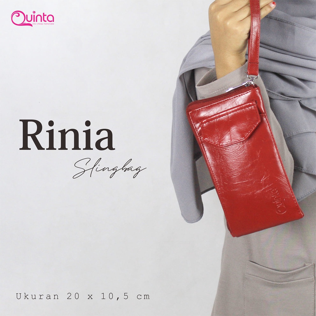 QUINTA Rinia Tas Handphone Slingbag Dompet HP Multifungsi Tas Muat Handphone Dompet Hp