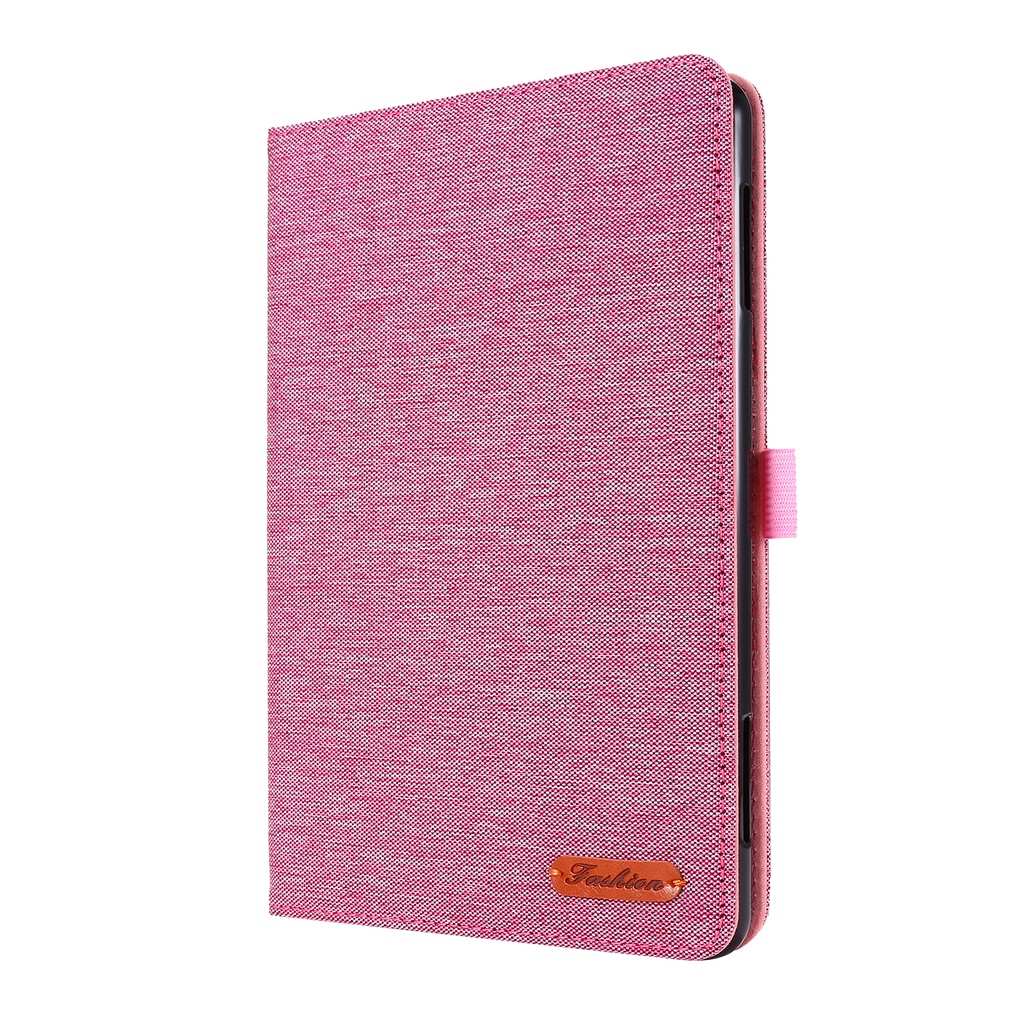 Untuk Huawei Matepad11 (2021) 10.95 &quot;Mate Pad 11 Wi-Fi 2021Tablet Protection Case Fashion Anyaman Kain Pola Warna Solid Flip Kulit Cover Lipat Berdiri