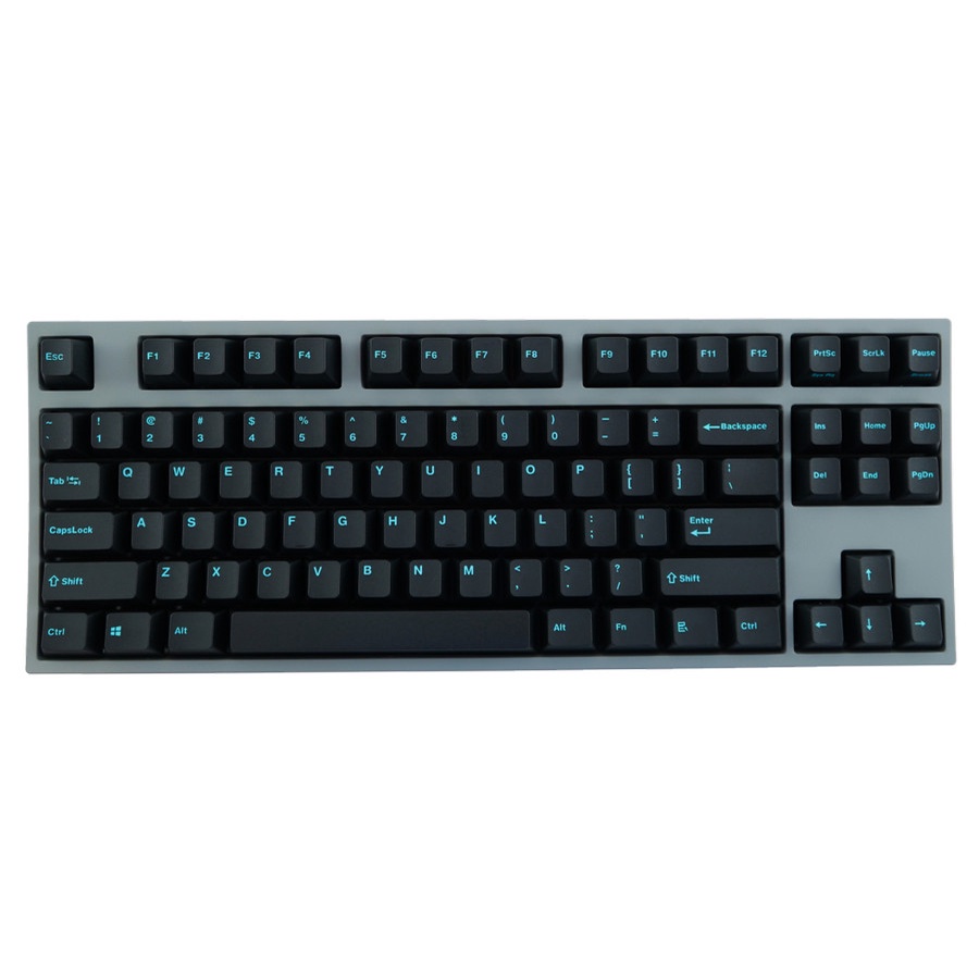 Leopold FC750R Charcoal Blue TKL Double Shot PBT Mechanical Keyboard