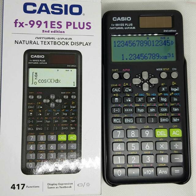 

Calculator Original Casio FX 991 ES PLUS 2nd Edition Kalkulator