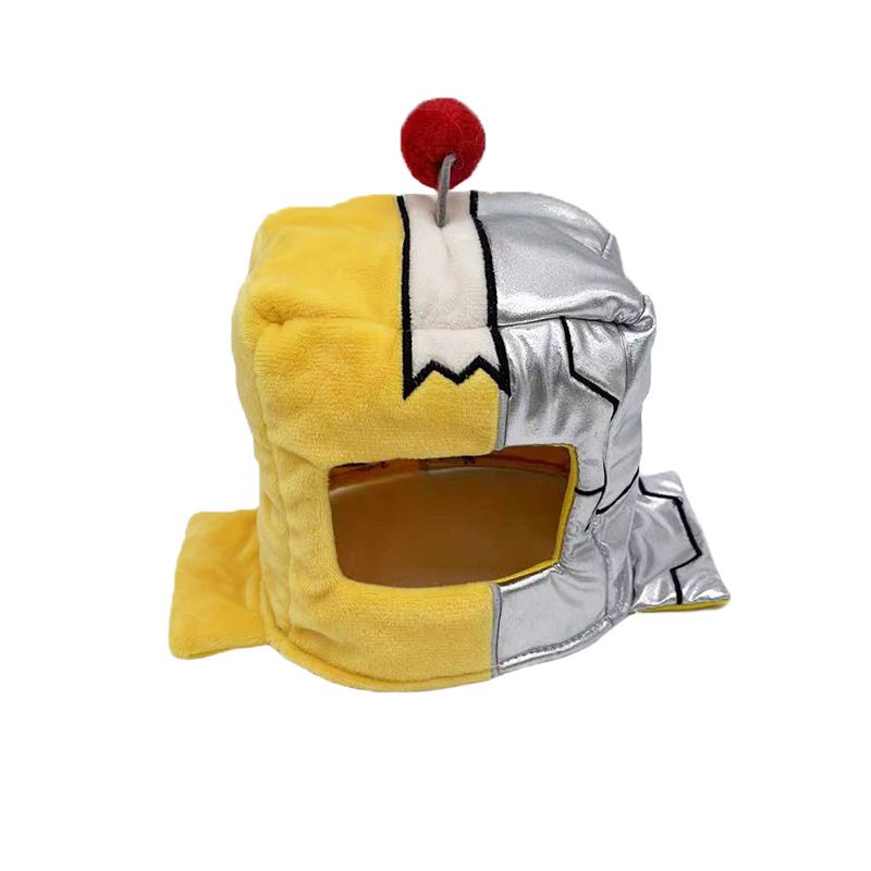 Lankybox Mechanical Plush Toy Cute Toy Robot Fox Helmet With Sound Or LED Removable Kids Gift