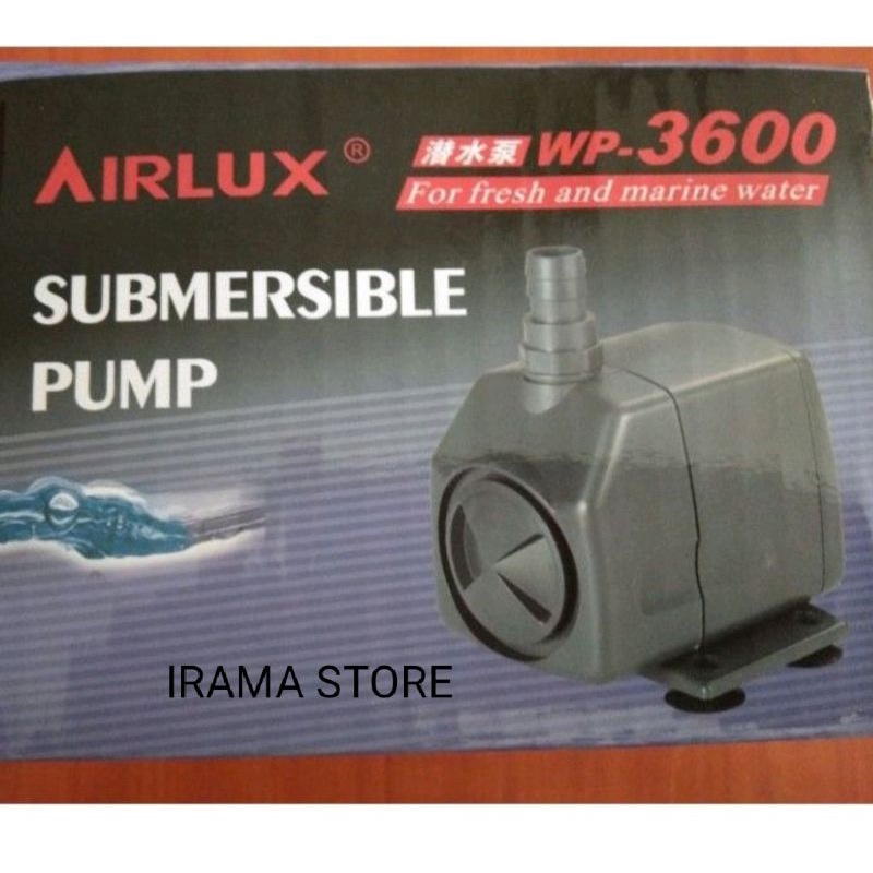 Airlux WP 3600 Pompa Aquarium Pompa Kolam Pompa Hidroponik Pompa Celup