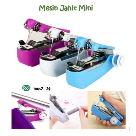 

Mesin Jahit Tangan Mini Stapless sewing machine portable simple genggam